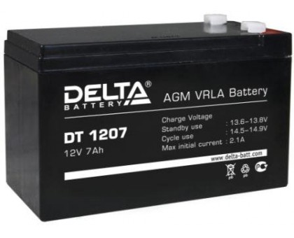 Аккумулятор 6В 7 А/ч Delta DT 607