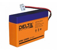 Аккумулятор 12В 0,8 А/ч Delta DT 12008