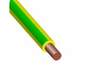 Силовой кабель ПВ1 1х2.5 желто-зеленый