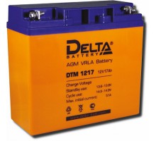 Аккумулятор 12В 17 А/ч Delta DTM 1217