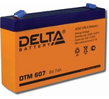 Аккумулятор 6В 7 А/ч Delta DTM 607