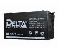 Аккумулятор 12В 75 А/ч Delta DT 1275