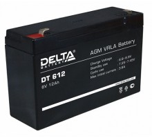 Аккумулятор 6В 12А/ч Delta DT 612