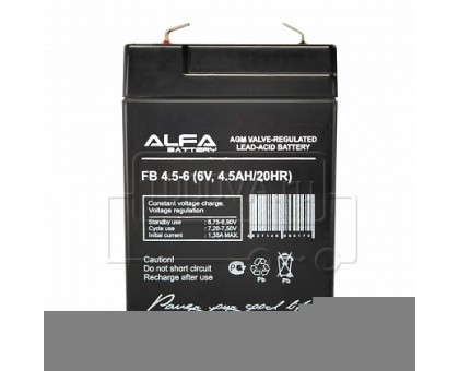 Аккумулятор 6В 4,5 А/ч ALFA FB 