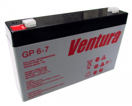 Аккумулятор 6В 7 А/ч GP-S Ventura