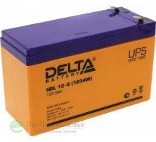 Аккумулятор 12В 9 А/ч Delta HR 12-9L 