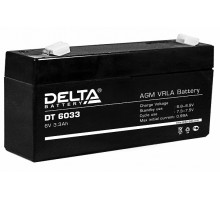 Аккумулятор 6В 3,3 А/ч Delta DT 6033