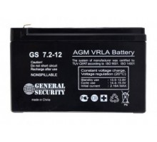 Аккумулятор 12В 7,2А/ч GS 7.2-12 KL General Security