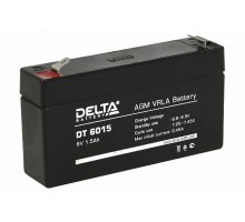 Аккумулятор 6В 1,5 А/ч Delta DT 6015