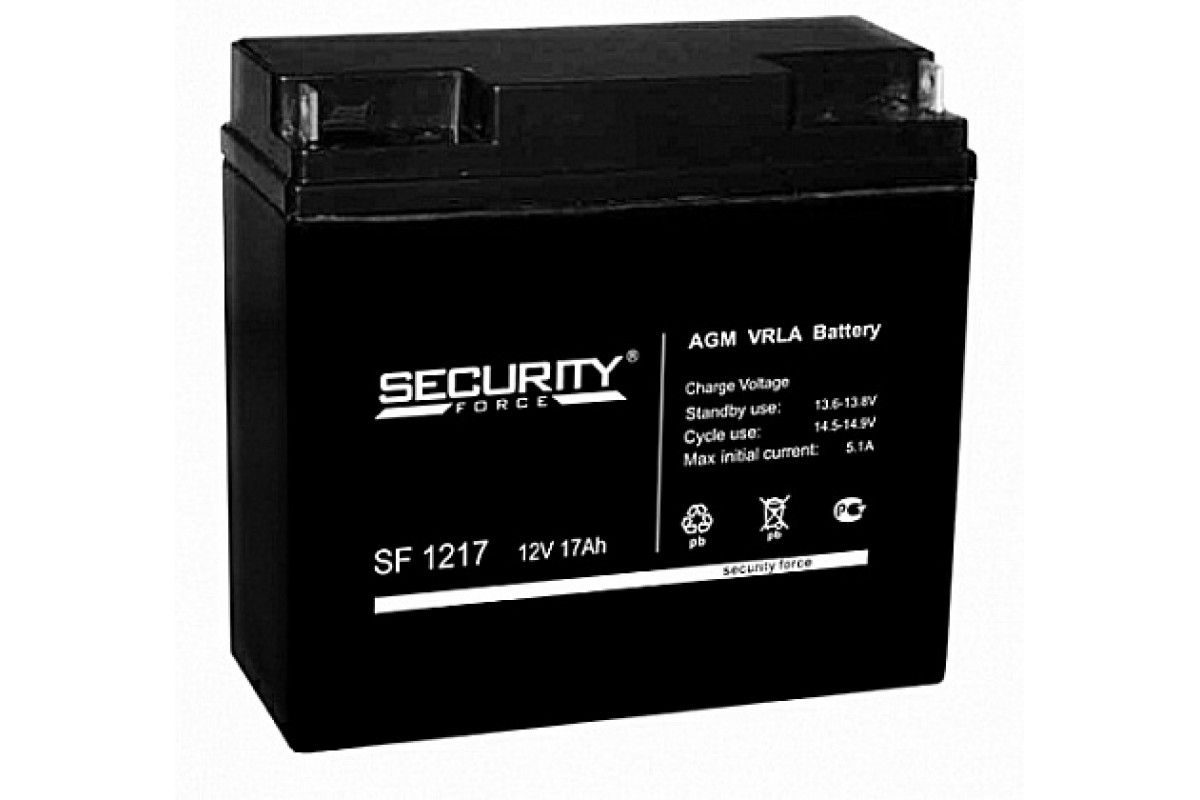Battery 17 12. Аккумулятор Security Force SF 1218. Security Force SF 1217 12v 17ah. Аккумуляторная батарея Security Force SF 1217. АКБ Security Force 12v 17ah.