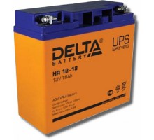 Аккумулятор 12В 18 А/ч Delta HR 12-18 